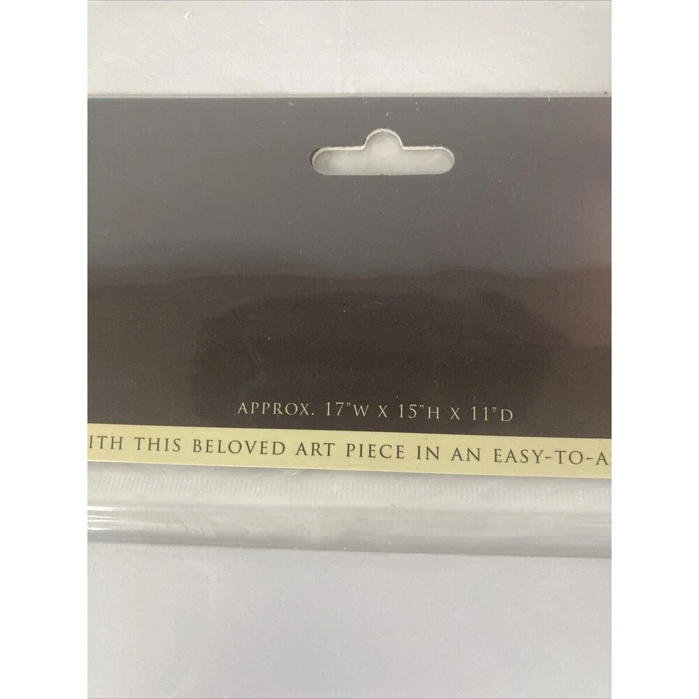 Greg Olsen Nativity 4-piece Diorama With Envelope Christmas Holy Family Jesus
